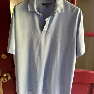 Pebble Beach Sky Blue Men's Polo Shirt